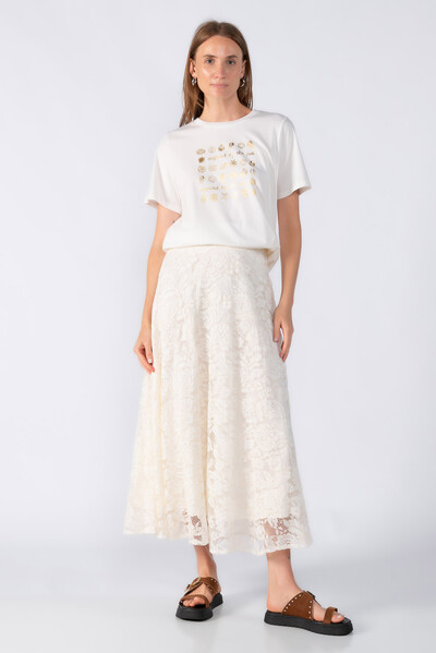 FotoSaia midi evase em renda