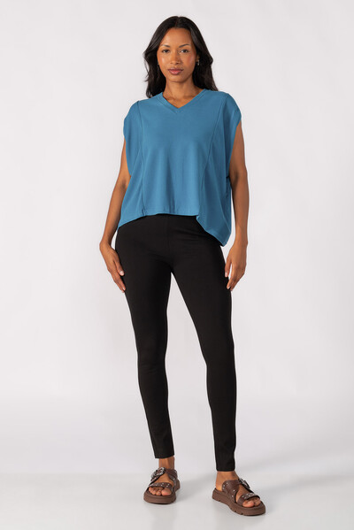 Foto Blusa oversized decote em V
