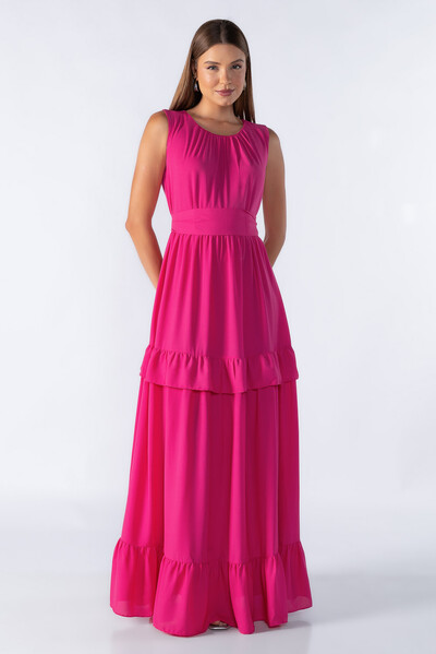Foto Vestido longo com recortes