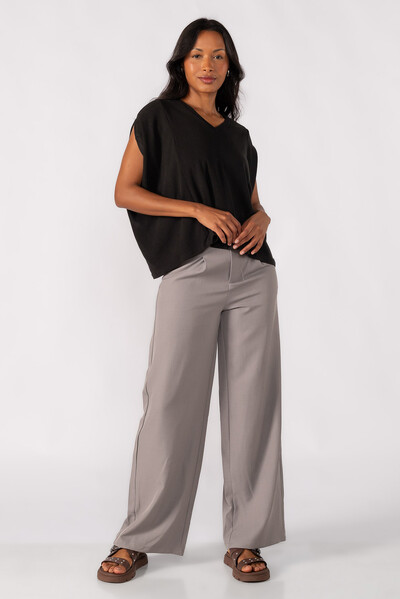 Foto Blusa oversized decote em V