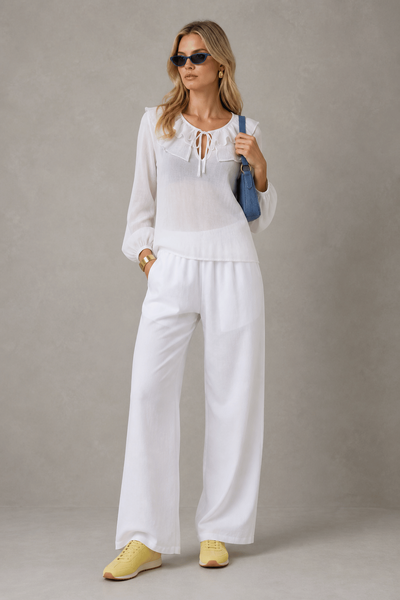 Foto Conjunto Calça e Blusa com badado
