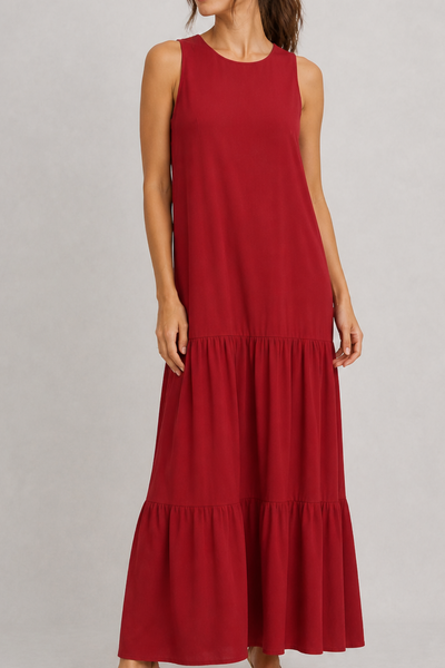 Foto Vestido longo regata