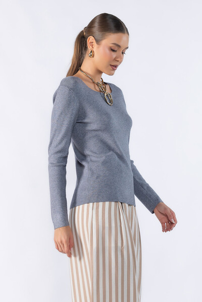 Foto Sueter slim decote quadrado