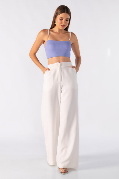 FotoTop faixa com alcas perolada removivel