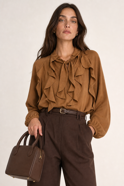 Foto Blusa manga longa com golinha