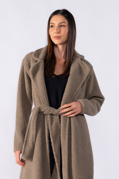 FotoCasaco longo com faixa teddy