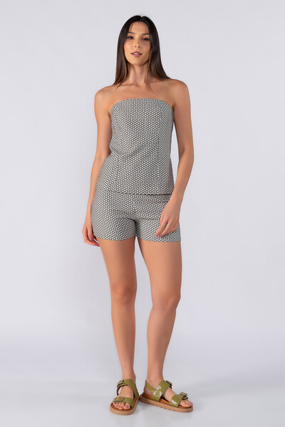 FotoConjunto short e tomara que caia