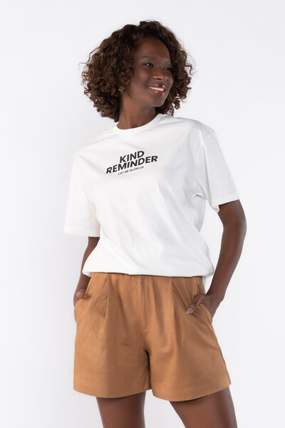 Foto Short em suede com pence