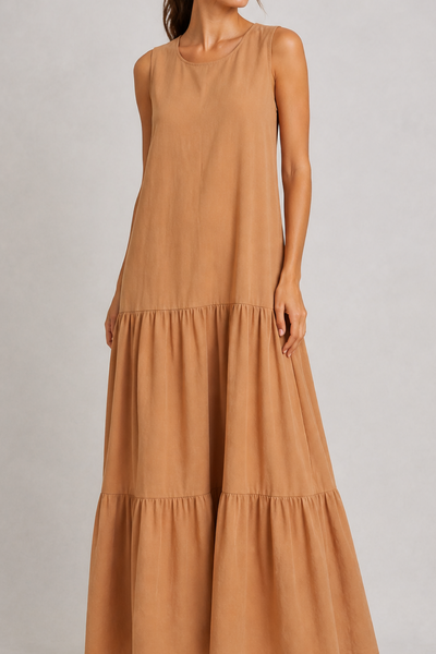 Foto Vestido longo regata