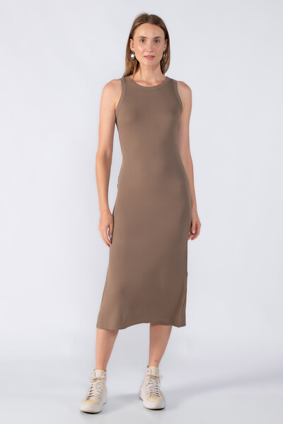 Foto Vestido canelado regata