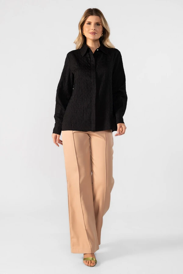 Camisa manga longa com vista dupla