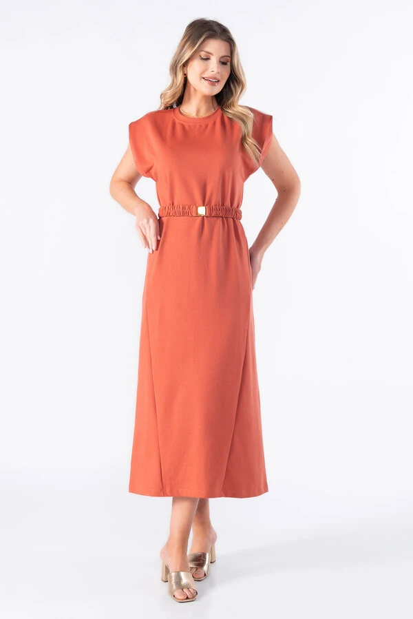 Vestido muscle tee moleton