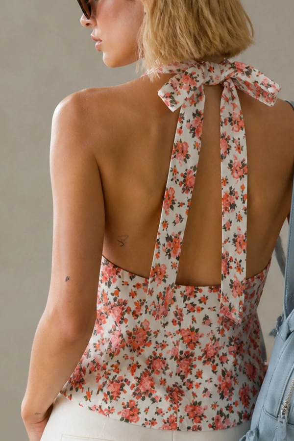 Blusa frente única com botão frontal