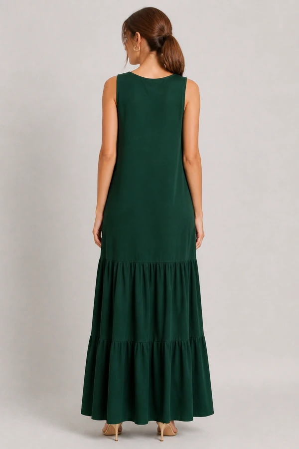 Vestido longo regata