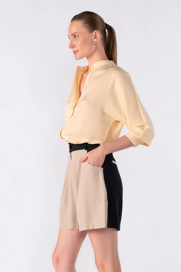 Camisa manga longa vista dupla