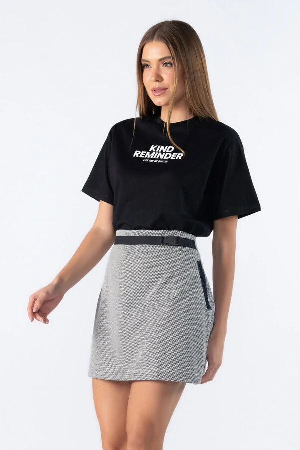 Blusa tshirts estampa glow up