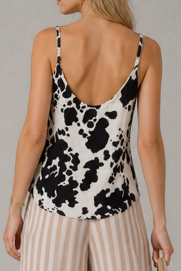 Blusa estampa com babado