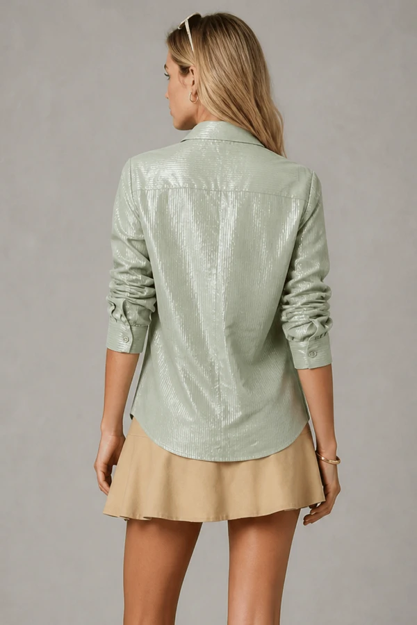 Camisa Lurex com Regulagem