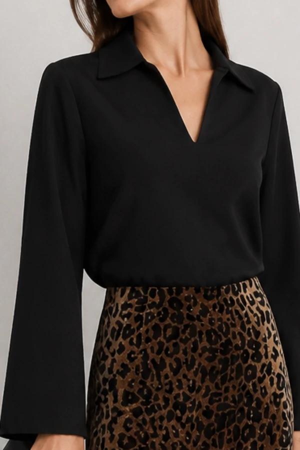 Blusa em alfaiataria