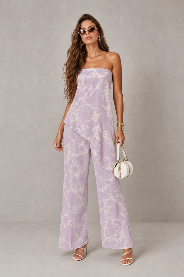 Conjunto blusa e calça estampado