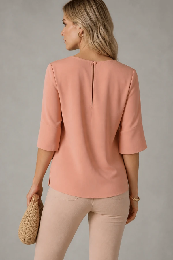 Blusa com Fenda Lateral