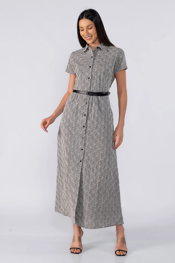 Chemise longo bordado