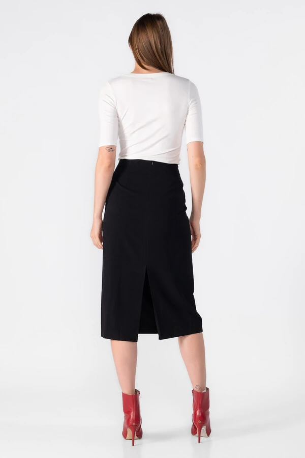 Blusa malha basica manga 3/4