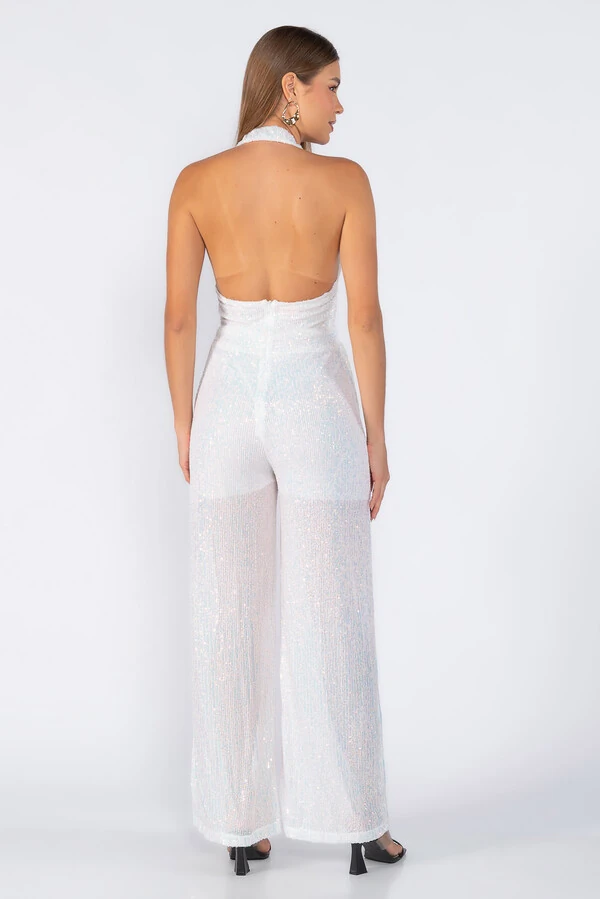 Macacao paete frente única com bolso