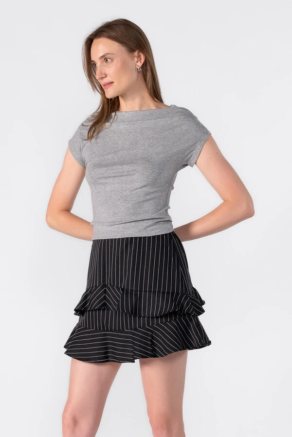 Blusa basica manga morcego