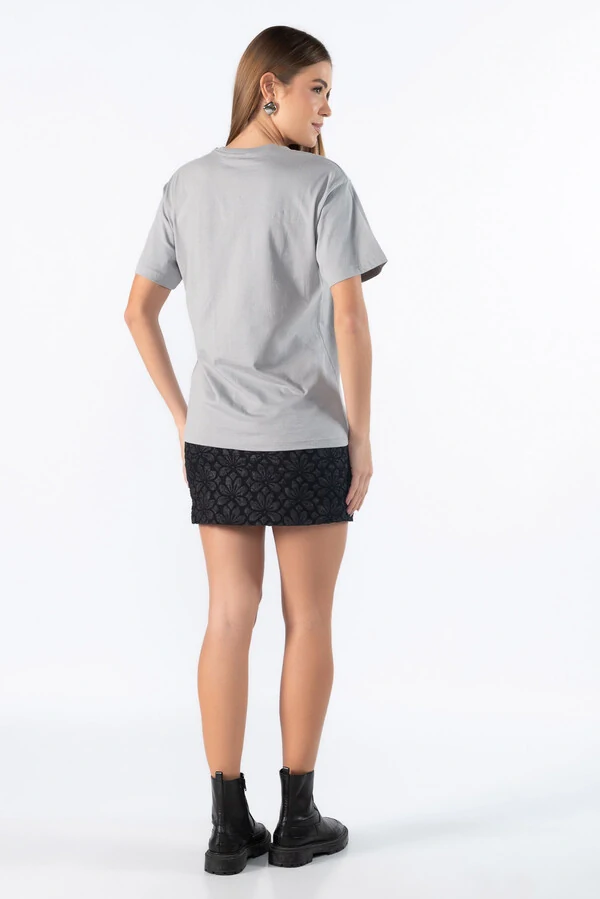 Blusa tshirts estampa glow up