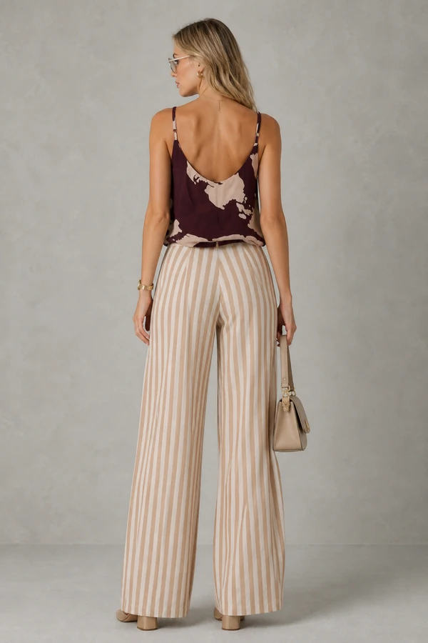 Blusa estampa com babado