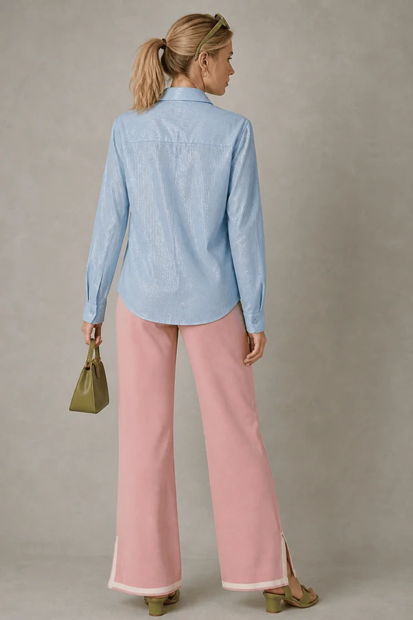 Camisa Lurex com Regulagem