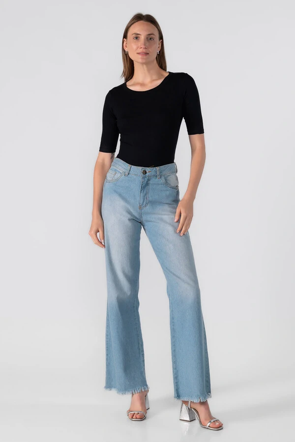 Blusa malha basica manga 3/4