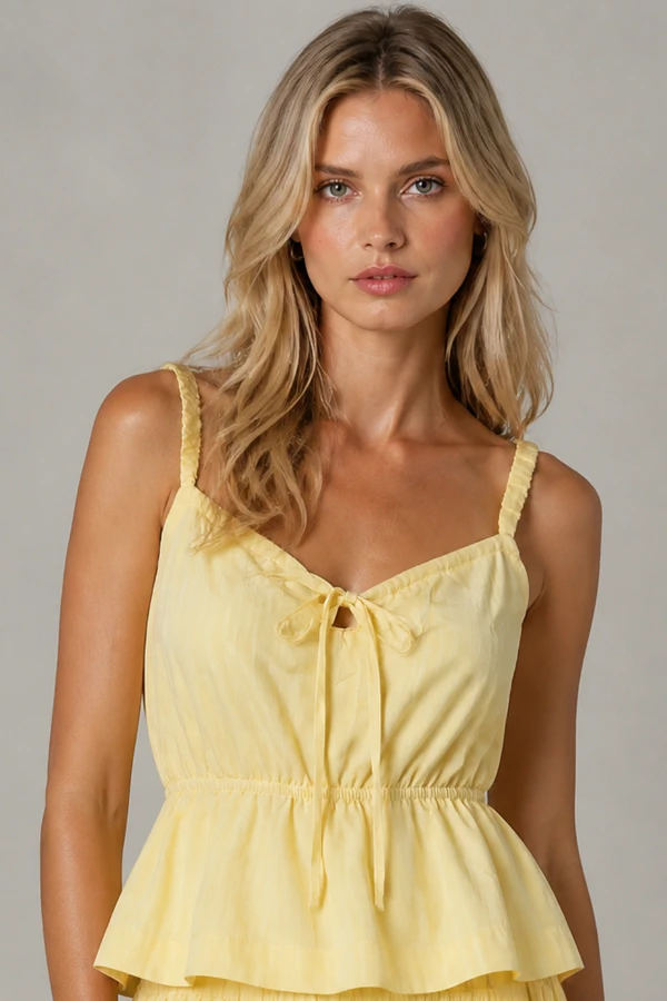 Blusa com lastex e alça de elástico