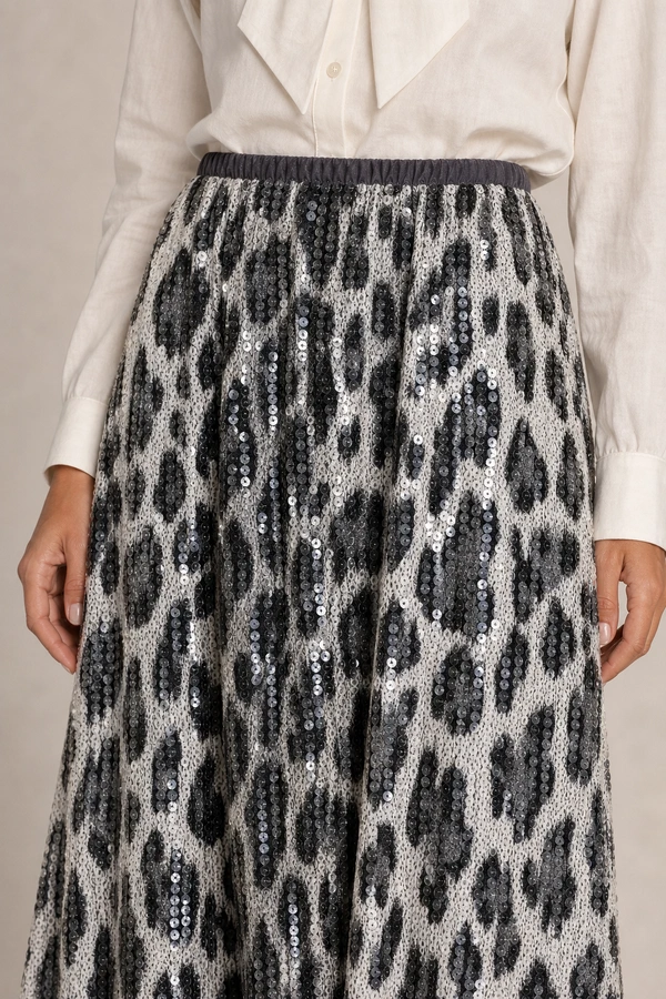 Saia animal print paete