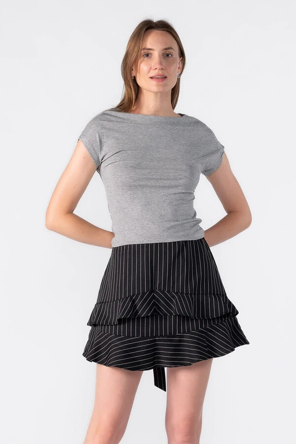 Blusa basica manga morcego