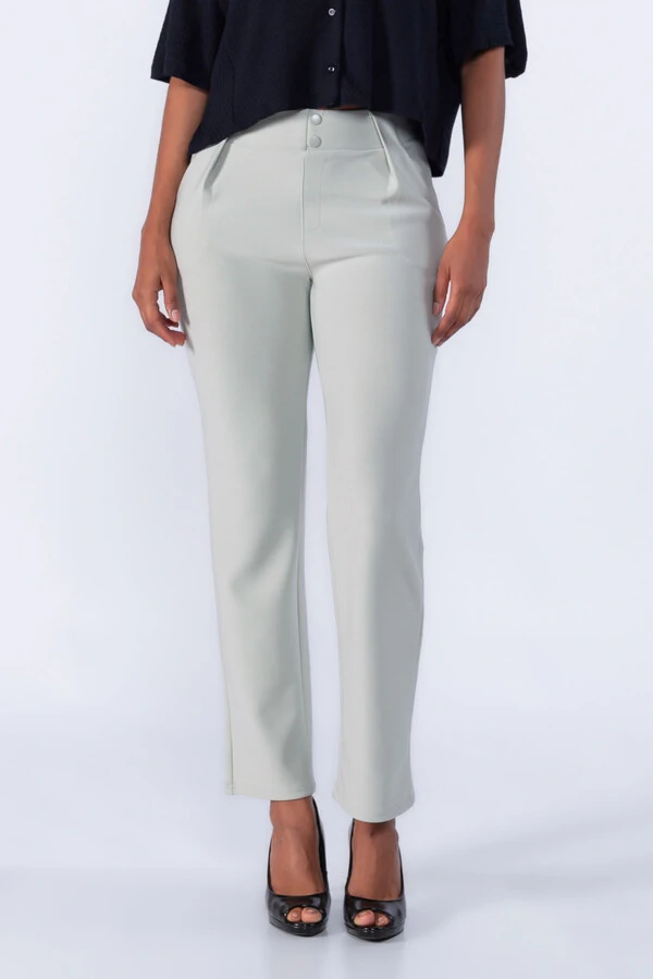 Calça Pregas Cos