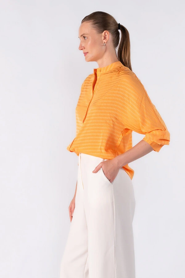 Camisa manga longa vista dupla