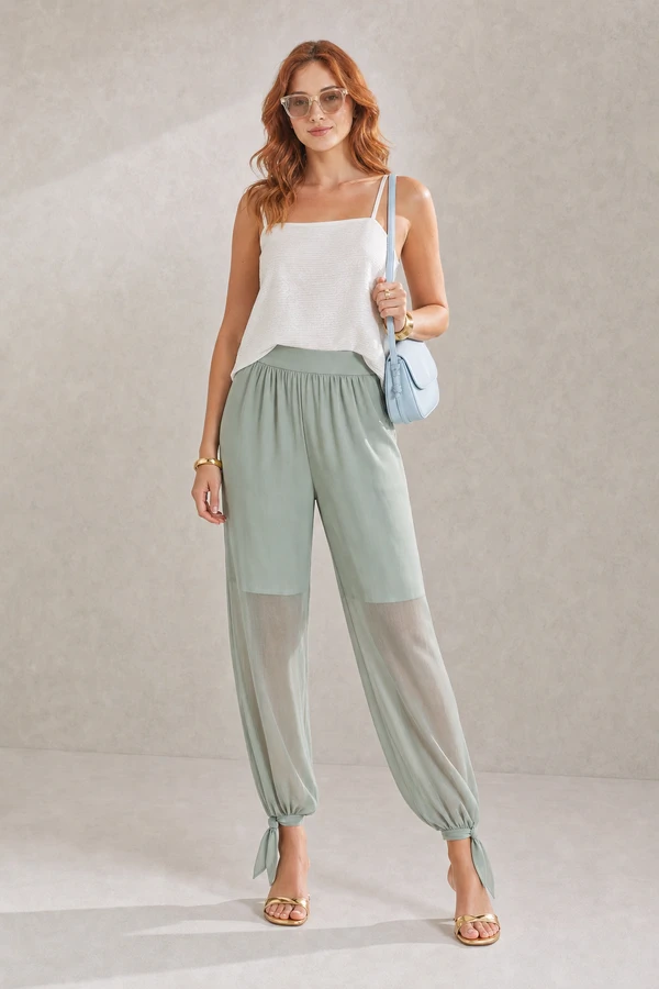 Calça Aladin chifon