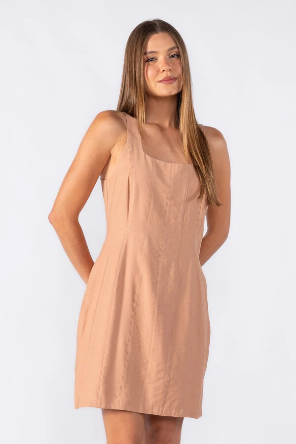 Vestido curto em viscose