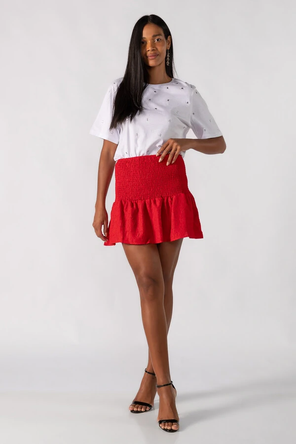 Saia mini com lastex