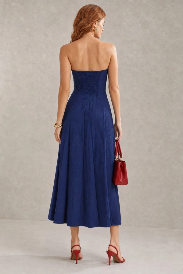 Vestido Viscolinho tomara que caia