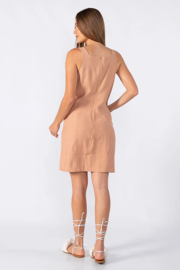 Vestido curto em viscose