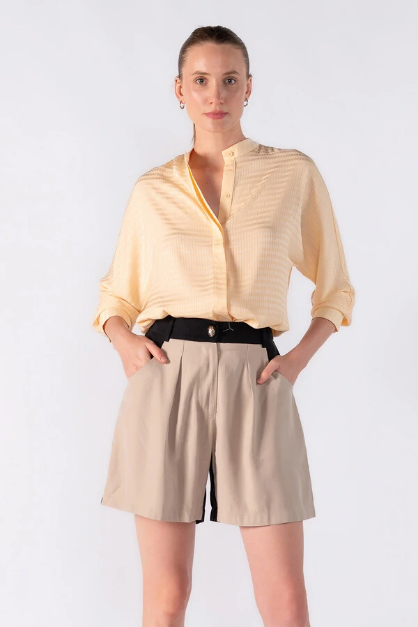 Camisa manga longa vista dupla
