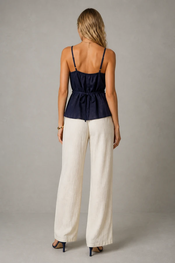 Blusa alcinha guippir