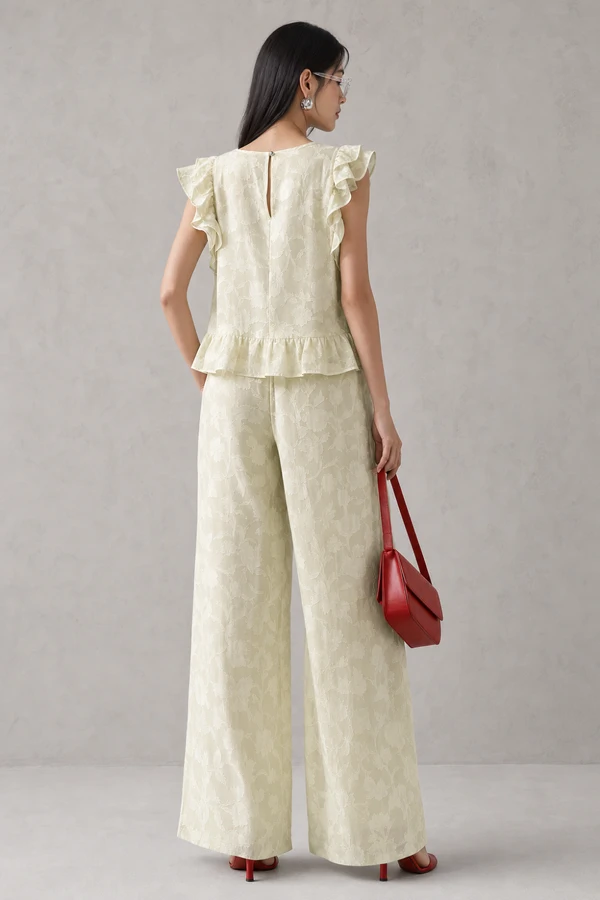 Calça pantalona devorê