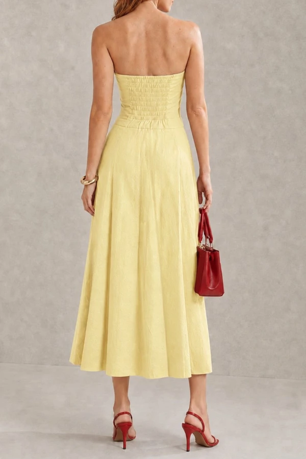 Vestido Viscolinho tomara que caia