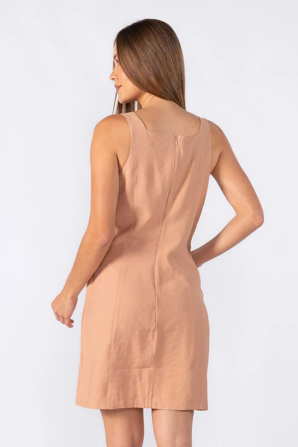Vestido curto em viscose