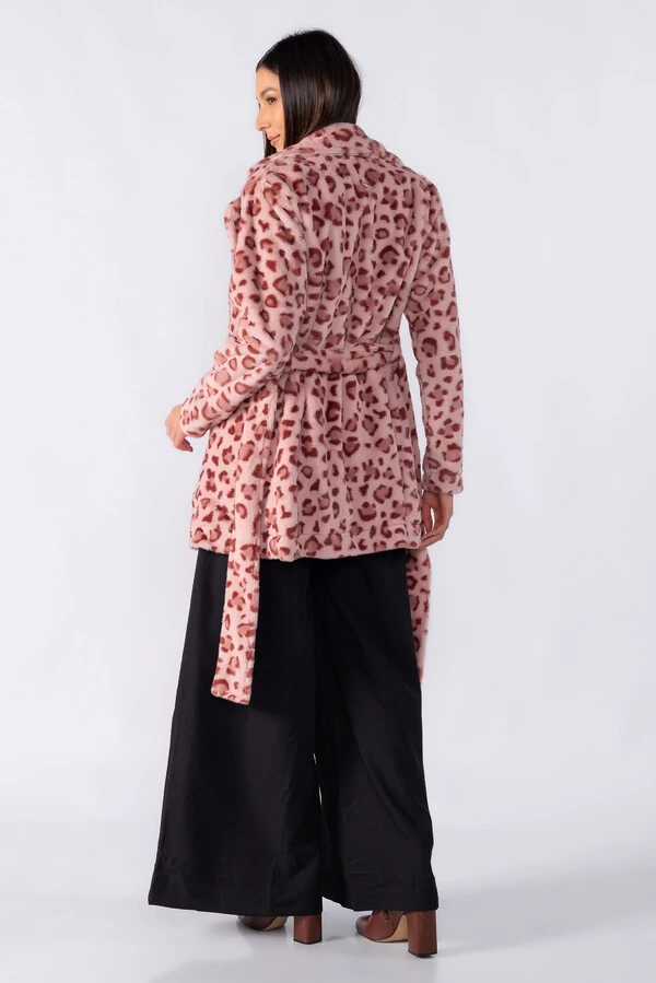 Casaco oncinha com faixa