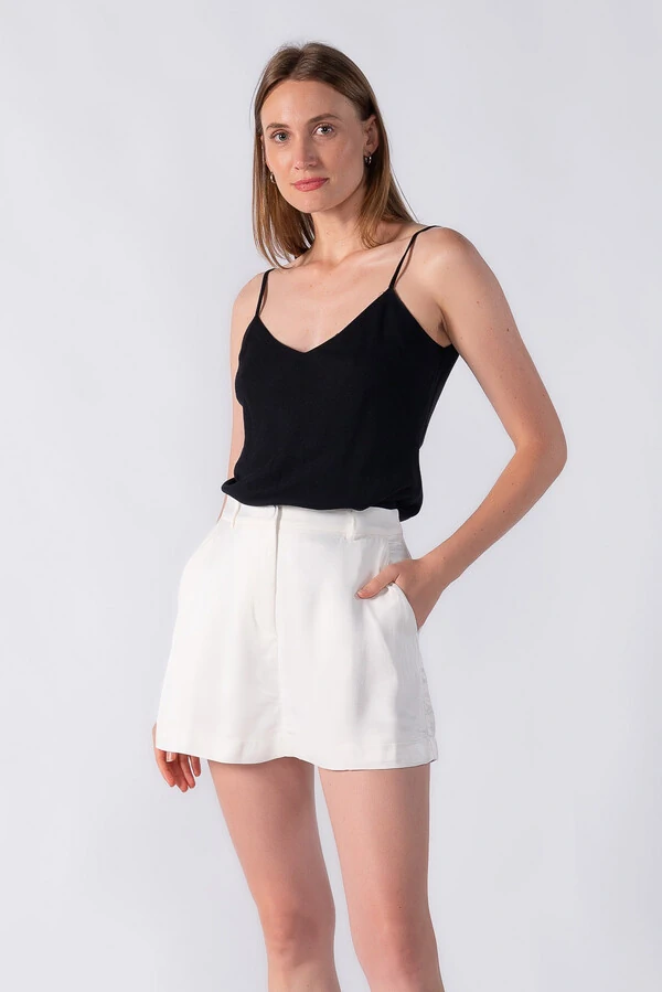 Shorts saia acetinado